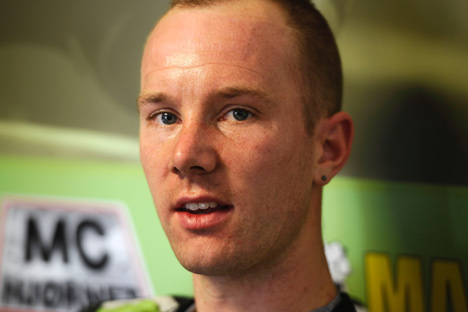 Robbin Harms blev så sent som i det seneste VM-løb på Silverstone Grand Prix banen i England præmieret for løbets hurtigste omgangstid.